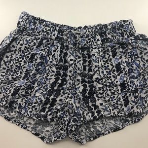 abercrombie kids-blue and white shorts